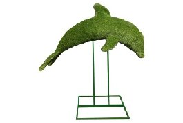 Топиари "Дельфин" 75х150 см (зелень иск.)