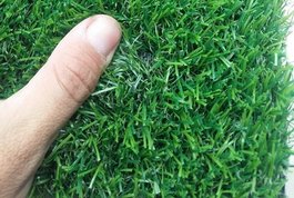 Трава искусственная "весна", зеленая, на отрез, ширина2м, Н=20 мм